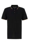 Hugo Boss Contrast Trim Parlay Polo Shirt In Black