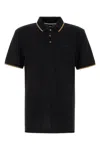 Hugo Boss Contrast Trim Parlay Polo Shirt In Black