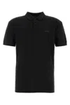Hugo Boss Paddy Polo Shirt With Drop-needle Stitching In Black