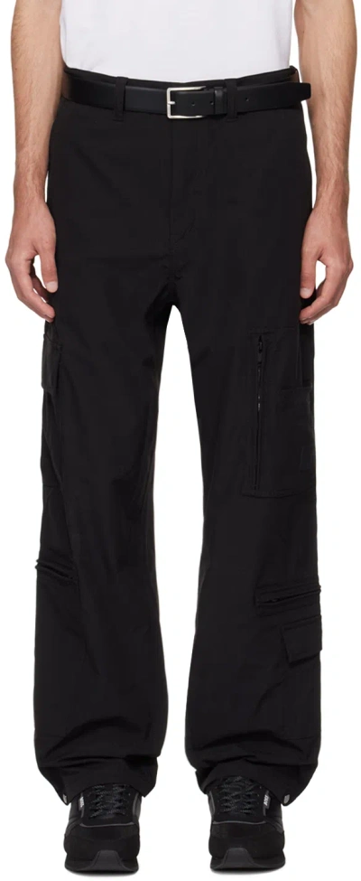 Hugo Boss Black Pocket Cargo Pants In Black 001