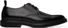 Hugo Boss Logo Embossed Business Dress Shoes In 001-black