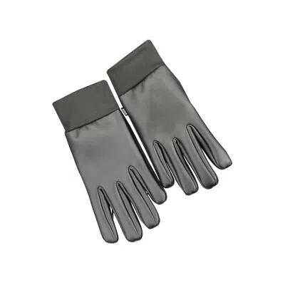 Hugo Boss Black Polyester Glove In Gray