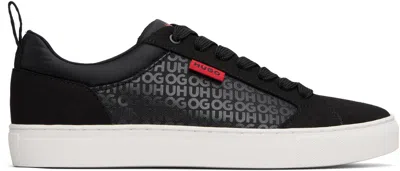 Hugo Boss Black Printed-logo Sneakers