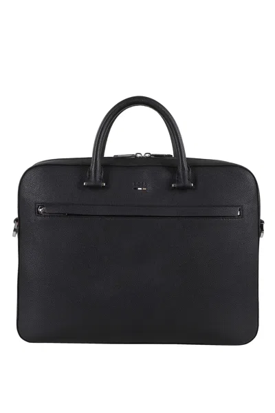Hugo Boss Black Ray S Doc Single-compartment Polyurethane Briefcase