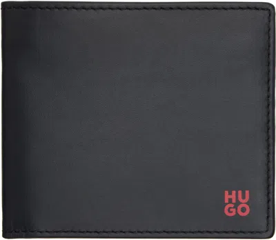 Hugo Boss Black 'red Stacked Logo' Wallet