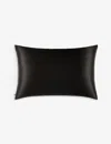 Hugo Boss Boss Black Sham Standard Silk Pillowcase In Black