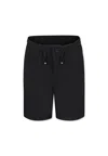 Hugo Boss Black Shorts For Boy With Logo In Black