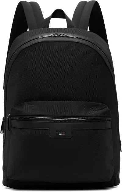 Hugo Boss Black Signature Trims Structured Backpack