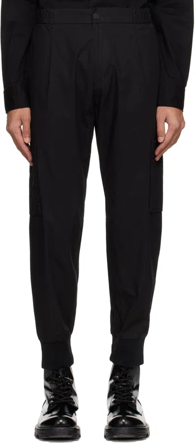 Hugo Boss Black Slim-fit Cargo Pants In Black 001