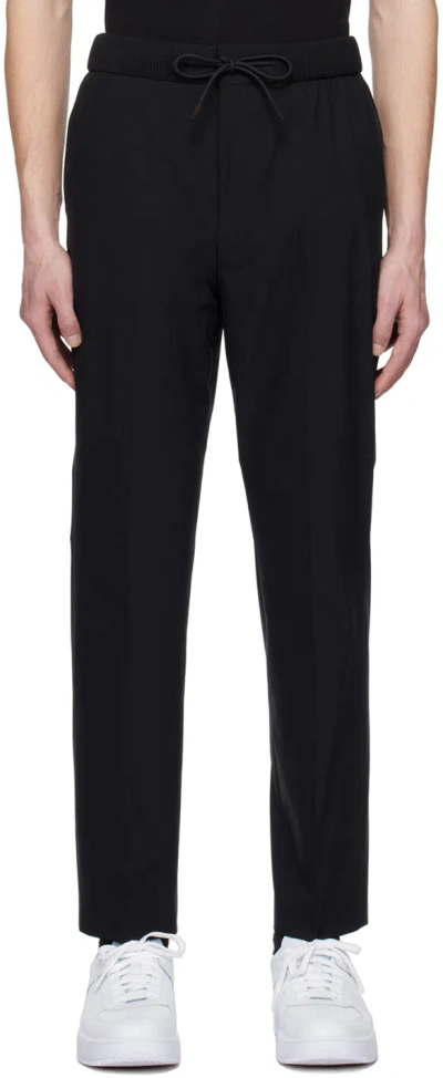 Hugo Boss Black Slim-fit Trousers In Black 002