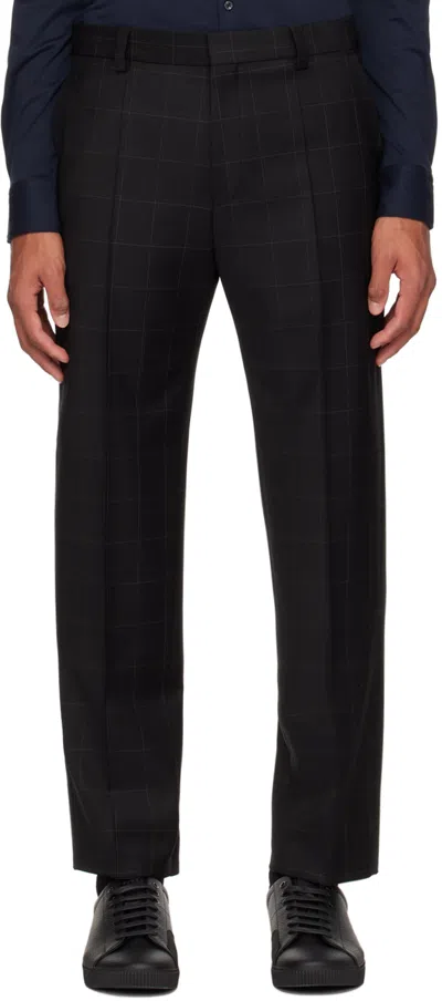 Hugo Boss Black Slim-fit Trousers In Black 006