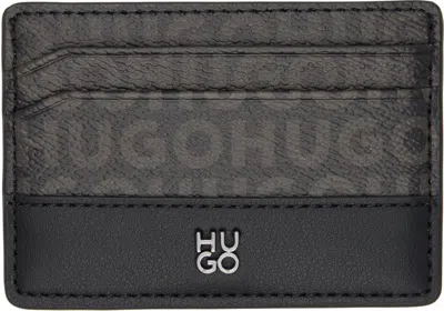 Hugo Boss Black Stacked-logo Card Holder