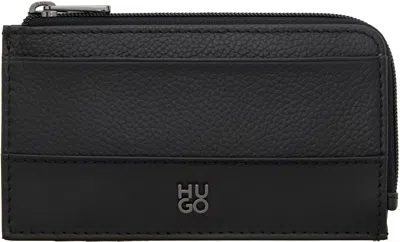 Hugo Boss Black Stacked Logo Card Holder
