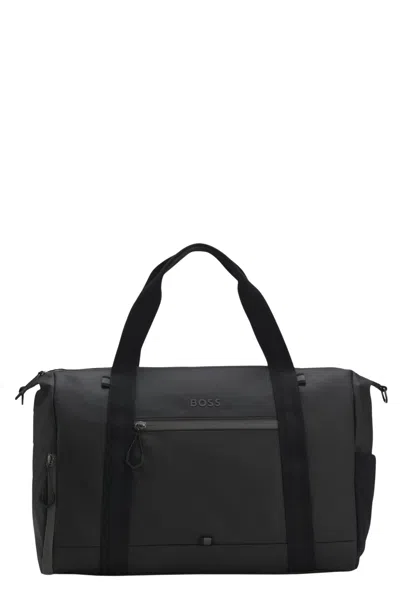 Hugo Boss Black Stenson Sm Holdall Double-handle Polyester Duffel Bag