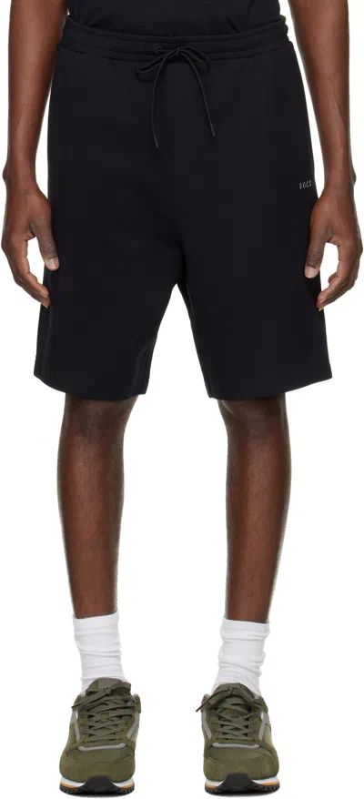 HUGO BOSS BLACK STRETCH-COTTON REGULAR-FIT SHORTS