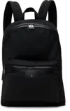 Hugo Boss Black Structured Backpack In 001-black