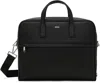 Hugo Boss Black Structured Briefcase In 001-black