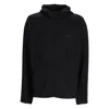 Hugo Boss Active Stretch Zip-up Hoodie In Black