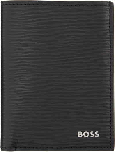 Hugo Boss Black Vertical Bifold Card Holder