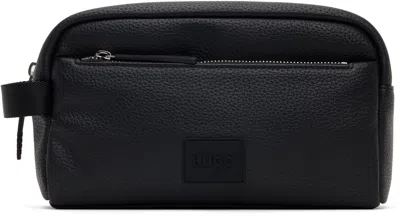 Hugo Boss Black Washbag Pouch In 001-black