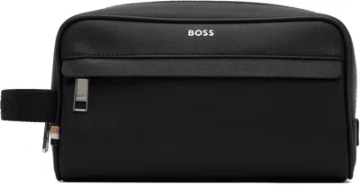 Hugo Boss Black Washbag Pouch In 001-black