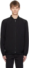 HUGO BOSS BLACK WATER-REPELLENT BOMBER JACKET