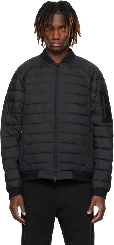 Hugo Boss Black Water-repellent Jacket In 001-black