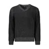 Hugo Boss Black Wool Men Sweater In Gray