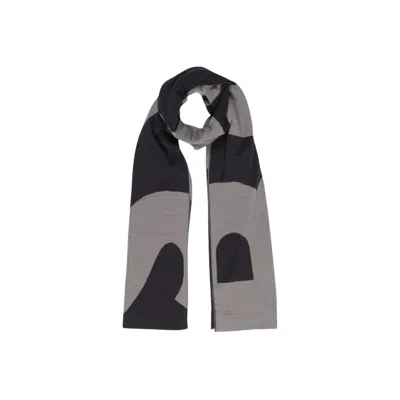 HUGO BOSS BLACK WOOL SCARF