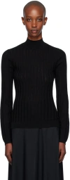 HUGO BOSS BLACK WOOL TURTLENECK