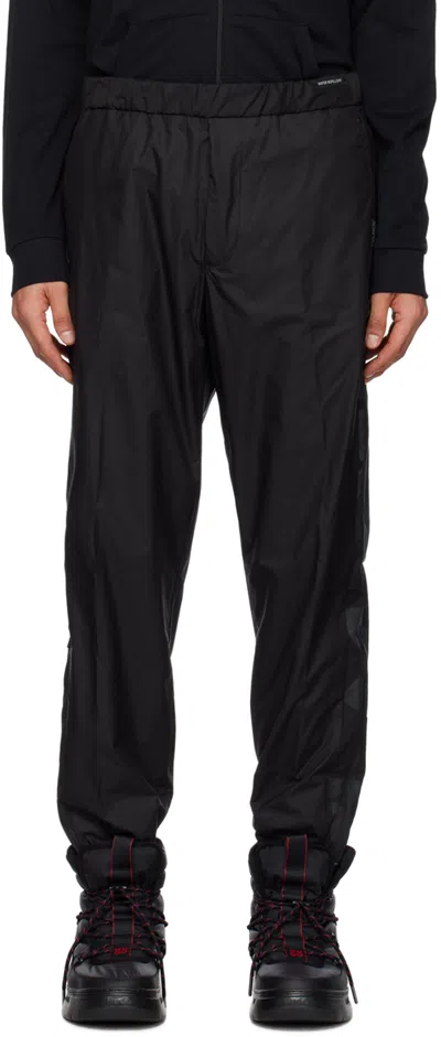Hugo Boss Black Zip Vent Trousers In Black 001