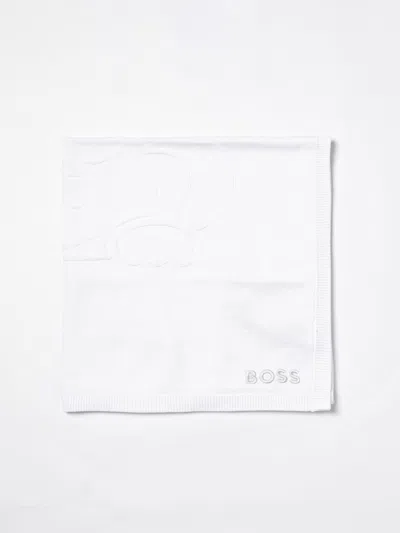 Hugo Boss Babies' Blanket Boss Kids Color White