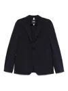 Hugo Boss Single-breasted Blazer In Blue