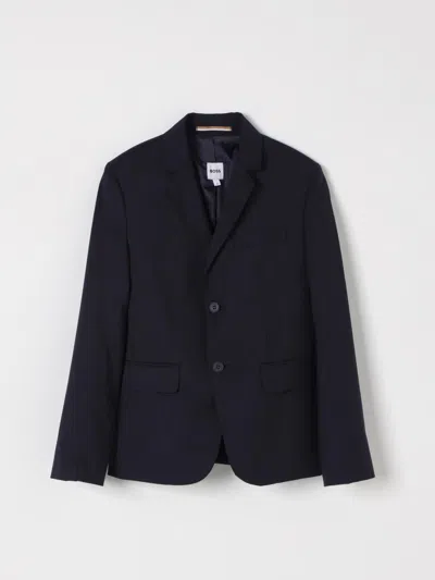 Hugo Boss Blazer Boss Kids Color Royal Blue
