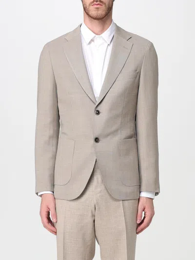 Hugo Boss Blazer Boss Men Color Beige In Neutral