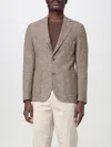 Hugo Boss Single-breasted Blazer In 褐色