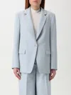 Hugo Boss Boss Jacketa One-button Virgin Wool Blazer In Gnawed Blue
