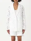 Hugo Boss Boss Jonara Lace Blazer In White