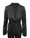 Hugo Boss Blazer Jacket In Black Wool In Black