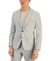 Hugo Boss Mens Modern Fit Performance Suit Jacket In Grey