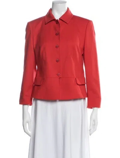 Pre-owned Hugo Boss Blazer In Red