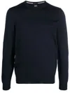 Hugo Boss Cotton-jersey Regular-fit Sweatshirt With Embroidered Logo In Animal Print