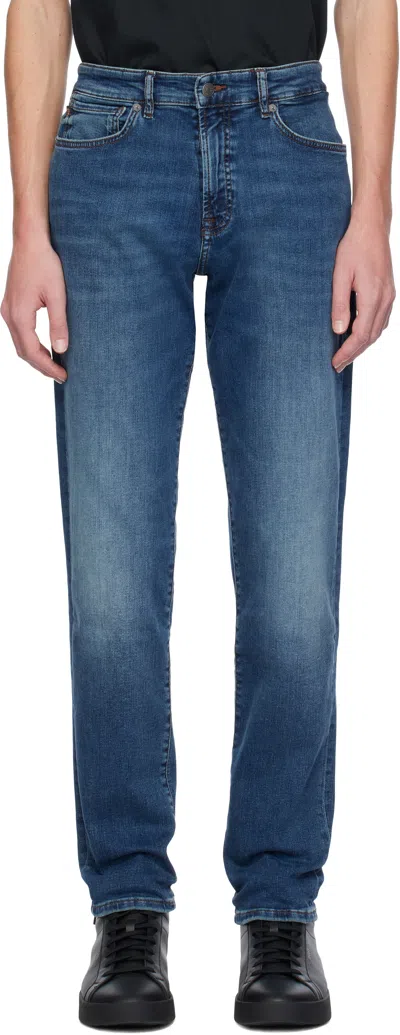 Hugo Boss Re.maine Bo Mens Navy Jeans In Navy 418