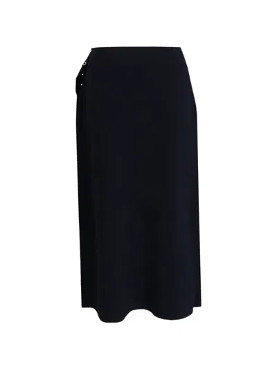 Hugo Boss Blue Midi Skirt