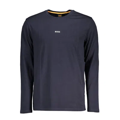 Hugo Boss Blue Organic Cotton Men T-shirt