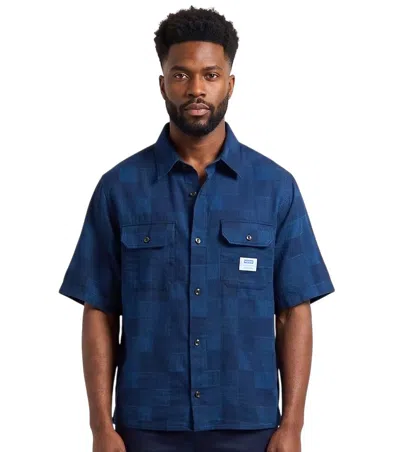 HUGO BOSS MEN BLUE OVERSIZED CHECK SHIRTS, L LUXURY SHIRTS FOR MEN DARVEYS