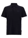 Hugo Boss Blue Palosh 30 Polo Shirt In Black