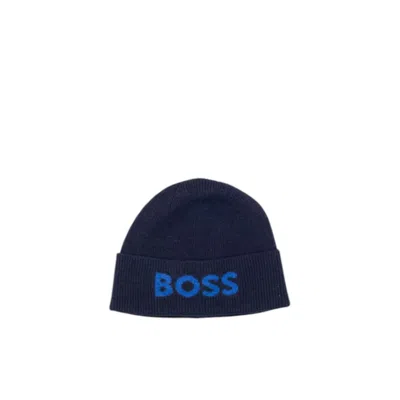 Hugo Boss Blue Recycled Polyamide Cap (baseball Hat)