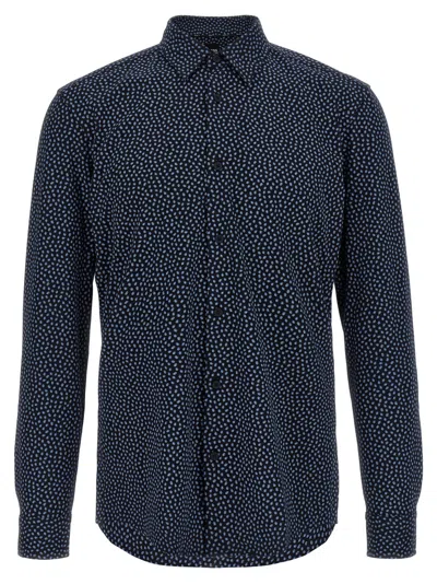 HUGO BOSS BLUE ROAN SHIRT