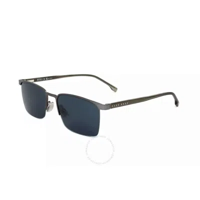 Hugo Boss Blue Square Men's Sunglasses Boss 1088/s 0r80 56